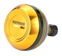 MARVELURE Power Knob 1.77-1.85 inches (45-47 mm) Compatible for Shimano Type B Saltwater Spinning Reel Stella SW, Stradic SW, Saragosa SW, Twin Power SW (Black Gold, 47 mm)
