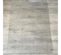 Marvelux 120 x 150cm (47" x 60") Large Enhanced Polymer (Eco) Office Chair Mat for Hard Floors, Transparent Floor Protector, Rectangular Environmentally Friendly Office Desk Floor Mat, Multiple Sizes