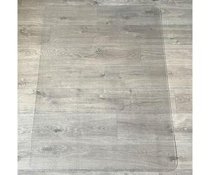 Marvelux 75 x 120cm (30" x 47") Durable Eco Friendly Office Chair Mat for Hard Floors, Clear Floor Protector, Rectangular Environmentally Friendly Office Desk Floor Mat, Made in the UK