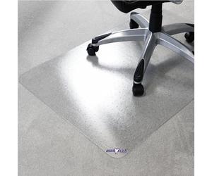 Marvelux 90 x 120cm Durable Eco Friendly Office Chair Mat for Low and Standard Pile Carpets, Rectangular Clear Enhanced Polymer Carpet Protector, Made in the UK