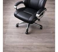 Marvelux 90 x 120cm Heavy Duty Polycarbonate Office Chair Mat for Hard Floors, Clear Hard Floor Protector, Rectangular Durable Floor Protection Mat, Made in the UK, 36" x 47"