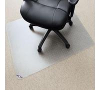 Marvelux Clear PVC Office Chair Mat for Low Pile Carpets, 90 x 120cm