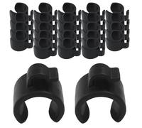 Marvexi 20pcs Microphone Stand Cable Clips, Cable Clamp Boom Pole Wire Clips Cord Clips, Securing Clip Mic Clip for Musicians/Audio Professionals(25mm)