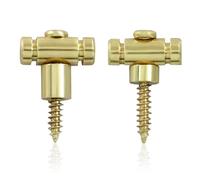 Marvexi 2Pcs Gold Roller String Guides String Trees, Guide Replacement Part,Compatible with Fender Stratocaster and Telecaster Electric Guitar