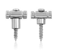 Marvexi 2Pcs SIlver Roller String Guides String Trees, Guide Replacement Part,Compatible with Fender Stratocaster and Telecaster Electric Guitars