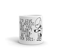 Marvin Advice The Hitchhiker's Guide to The Galaxy Mug Porcelain Mugs Classic Cup 330Ml for Office Café Latte