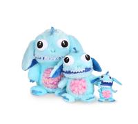 Marvin Full Worry Yummy Monster 3 Pack Furry Planet Toys Blue 3 Pack