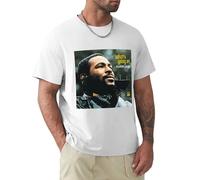 Marvin Gaye-Funk Soul Design Standard take Out Sports College Style T-Shirt White L