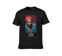 Marvin Gaye Make America Gaye Again Men's T-Shirt Black Graphic Unisex Tee Shirt M