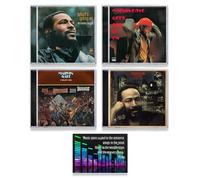 Marvin Gaye "Prince Of Motown" Discography What's Going On / Let's Get It On / I Want You / Midnight Love Including Bonus Art Card
