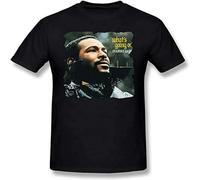 Marvin Gaye Whats Going On T Shirt Vintage Gift for Men Funny Tee Black 3XL