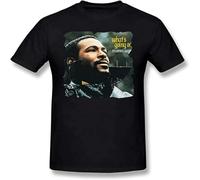 Marvin Gaye Whats Going On T Shirt Vintage Gift for Men Funny Tee Black M