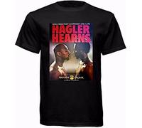 Marvin Hagler Vs Tommy Hearns 1985 Vintage Fight Poster T Shirt Black L