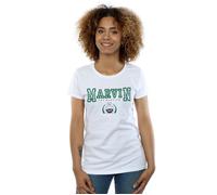 Marvin The Martian Cotton T-Shirt Looney Tunes White S