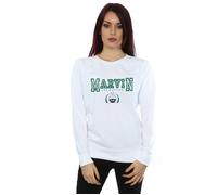 Marvin The Martian Sweatshirt Looney Tunes White XL