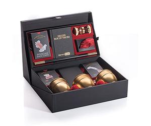 Marvin's Magic Deluxe Box of Tricks | Signature Edition Magic Set | Dynamic Coins, Premium Magic Cards, Cups & Balls, Magic Wand, Magician's Wallet & Vanishing Handkerchief | 80+ Professional Tricks