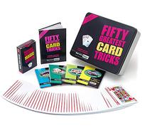 Marvin's Magic - Fifty Greatest Card Age 8+ Tricks Set - Children & Adults Magic Card Set - Includes Card Illusions, Close up and Mind Reading Tricks - Comes In Gift Set Tin - Suitable for +