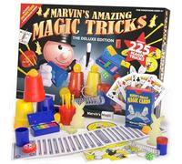 Marvin's Magic - Kids Magic Set - With Wand, Card Tricks Age 6+ and More - Kids Toys, Games, Family Games for , 7, 8, 9, 10+ - Box of 225 Magic Tricks