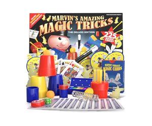 Marvin's Magic - Kids Magic Set - With Wand, Card Tricks and More - Kids Toys, Games, Family Games for Age 6, 7, 8, 9, 10+ - Box of 225 Magic Tricks