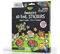 Marvin's Magic - Magic Foil Rainbow Stickers - Foil, Metallic & Holographic - Magical Art Supplies - Arts and Crafts for Kids - Back to School Supplies - 120 Stickers & More