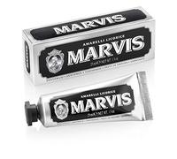 Marvis Amarelli Licorice Travel Size Toothpaste, 1 x 25 ml | Helps Remove Plaque, Prevents Tooth Decay, Long-Lasting Freshness, Sensational Flavour, For Adults, Clinically Tested