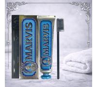 Marvis Aquatic Mint Toothpaste 85ml + Marvis Black Toothbrush Set