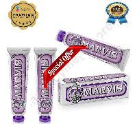 Marvis NEW Jasmin Mint Luxury Italian Toothpaste with Xylitol Pack of- 3 - 85ml