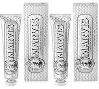 Marvis Smokers Whitening Toothpaste, Mint, 85ml, Promotes the Natural Whitening of the Teeth, Plaque Removal Toothpaste, Long-Lasting Freshness (Pack of 2)