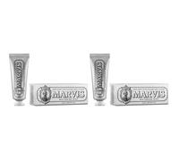 Marvis Whitening Mint Travel Size Toothpaste, 25 ml, Promotes The Natural Whitening of The Teeth, Plaque Removal Toothpaste, Long-Lasting Freshness (