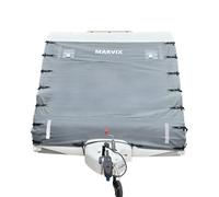MARVIX Caravan Front Cover Towing Protector Universal Fit Grey High Visibility Weatherproof Durable Front Cover
