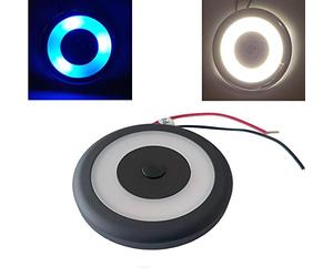 MARVIX Ceiling Light 12v 24V Spotlight - 70mm Dome Light With Integrated Touch Switch Dimmer - 3200k Warm White LED for RV, Motorhome, Camper, Caravan & Boat