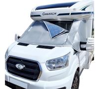 Marvix External Thermal Silver Screen Cover for Ford Transit 2015-2025 Campervan Motorhome MK8 & MK9 Windscreen Cab Premium 8mm Insulation Blackout Blind