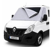Marvix External Windscreen Thermal Screen Cab Cover For a Renault Master 2010-2024 & Movano 2010-2020 Campervan Motorhome Insulation Silver Blind