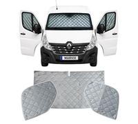Marvix Internal Cab Screen Thermal Blinds Premium 9 Layer Window Cover For a Renault Master 2010-2024 & Movano 2010-2020 Motorhome Campervan Insulation Shades