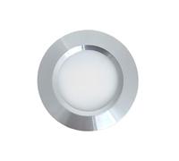 Marvix LED 12V 24V Spot Lights Dimmable Pack of 1 Warm White 3000k Caravan Campervan Motorhome Boat Chrome Recessed Downlights