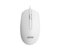MARVO MS003 WH Wired Mouse 1000 DPI 3 Buttons Ergonomic for Office and Gaming - White