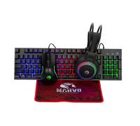 Marvo Scorpion CM416 Loot 40 RGB Gaming Keyboard, Mouse, Headset and Mat Bundle