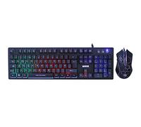 Marvo Scorpion KM409 7 Colour Rainbow LED USB Gaming Keyboard & Mouse Set