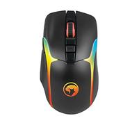 MARVO Scorpion M729W Wireless Gaming Mouse, Rechargeable, RGB with 7 Lighting Modes, 6 Adjustable Levels up to 4800 dpi, Gaming Grade Optical Sensor with 7 Buttons, Black