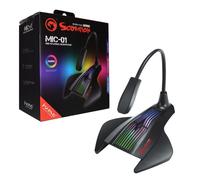 Marvo Scorpion MIC-01 Usb Rgb Led Black Gaming Microphone MIC-01
