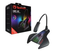 Marvo Scorpion MIC-01 USB RGB LED Black Gaming Microphone