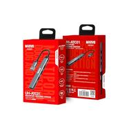 Marvo UH-ATC01 4-Port USB Hub - Compact Docking Station with USB 1 x 3.0 & 3 x 2.0 Ports | Plug & Play | Compatible with Windows, macOS, Linux, Chrome OS