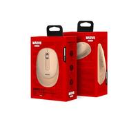 MARVO WM111PK Wireless Mouse Bluetooth 5.2 & 2.4GHz 6 Programmable Buttons 1600 DPI Ergonomic Pink