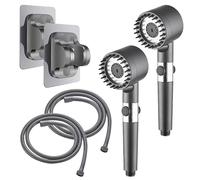 Marvulur Showerhead, Drivse Iondrops Showerhead, Drivse Showerhead, Multifunctional Massage Shower, Handheld Shower Head With Hose, Handheld High Pressure Shower Head (2pcs)