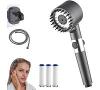 Marvulur Showerhead, German Multifunctional Massage Shower, Handheld High Pressure Shower Head, Handheld Shower Head with Hose, marvulur showerhead atomized