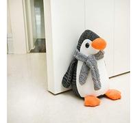 Marwood Cute Door Stopper Decorative Door Stops for Home and Office, Penguin Weighted Interior Doorstop Fabric Stuffed Animal Door Stopper Floor Decorative