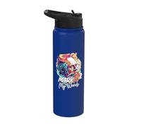 Marx My Words Funny Philosophy Lover Quote Philosopher Stainless Steel Insulated Water Bottle