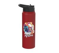 Marx My Words Funny Philosophy Lover Quote Philosopher Stainless Steel Insulated Water Bottle