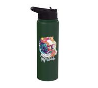 Marx My Words Funny Philosophy Lover Quote Philosopher Stainless Steel Insulated Water Bottle