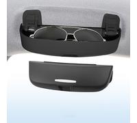 MarxaN Car SunGlasses Storage Box For Mini Countryman 2. Gen F60 2017-2023, ABS Glasses Holder Cage Front Glasses Eyeglasses Organizer Multifunctional Stowing Tidying Interior Accessories,A/Black
